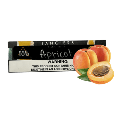 Тютюн Tangiers Noir №55В Apricot (Абрикос, 250 г) Чорна упаковка