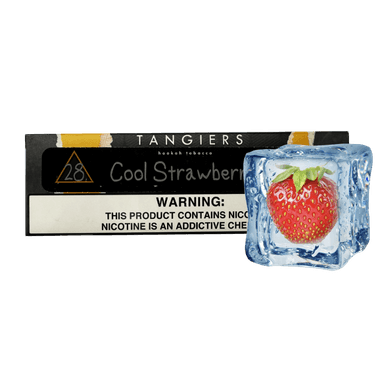 Тютюн Tangiers Noir №28 Cool Strawberry (Крижана Полуниця, 250 г) Чорна упаковка