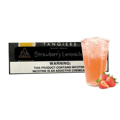 Тютюн Tangiers Noir №126 Strawberry Lemonade (Полуничний Лимонад, 250 г) Чорна упаковка