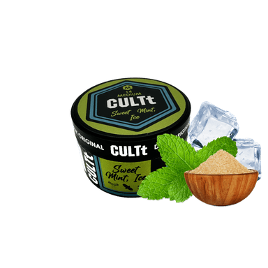Тютюн CULTt Medium M14 Sweet Mint Ice (Солодка М'ята Лід, 100 г)