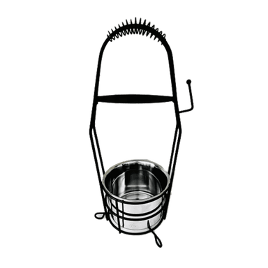 Кошик для вугілля Garden Black Silver (Чорно-сріблястий)