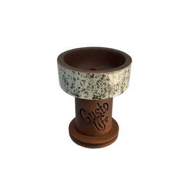 Глиняна чаша Gusto Bowls Rook White Grey (Біло-сірий)