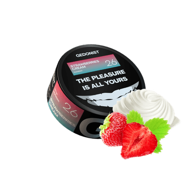 Тютюн Gedonist №26 Strawberry Cream (Полуниця Крем, 100 г)