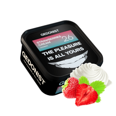 Тютюн Gedonist №26 Strawberry Cream (Полуниця Крем, 200 г)