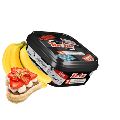 Тютюн Turbo Fruity Twingo (Бананово-Полуничне Суфле, 250 г)