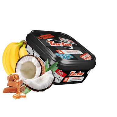 Тютюн Turbo Paradise Rush (Кокос-Банан-Карамель, 250 г)