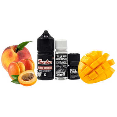 Набір для самозамішування Turbo Peach&Mango Ride (Персик-Абрикос-Манго, 50 мг, 30 мл)