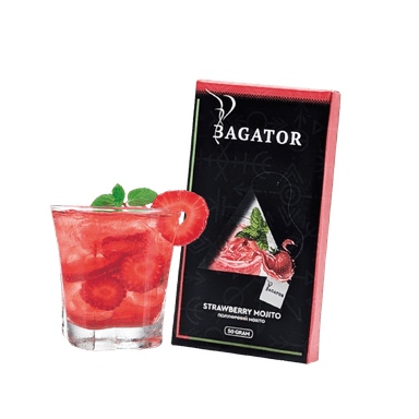 Кальянна чайна суміш Bagator Hookah Tea Strawberry Mojito (Полуничний Мохіто, 50 г)