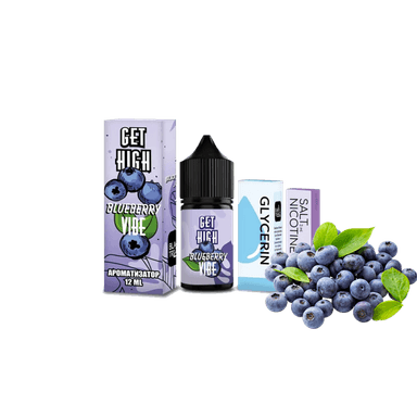 Набір для самозамішування Get High Blueberry Vibe (Блюберрі Вайб, 50 мг, 30 мл)