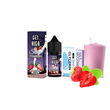 Набір для самозамішування Get High Silky Strawberry (Силки Строберрі, 50 мг, 30 мл)