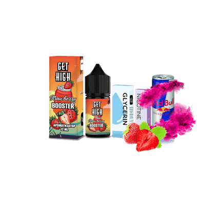 Набір для самозамішування Get High Strawberry Booster (Стравберрі Бустер, 50 мг, 30 мл)
