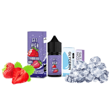 Набір для самозамішування Get High Strawberry Wave (Стравберрі Вейв, 50 мг, 30 мл)