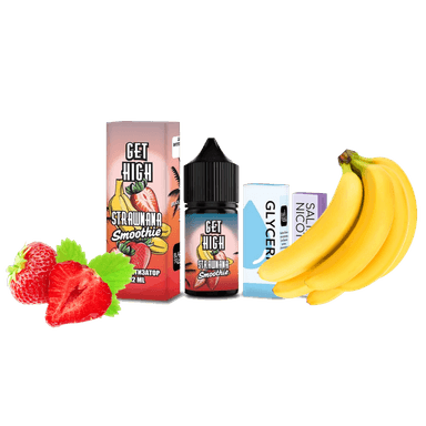 Набір для самозамішування Get High Strawnana Smoothie (Стравнана Смузі, 50 мг, 30 мл)