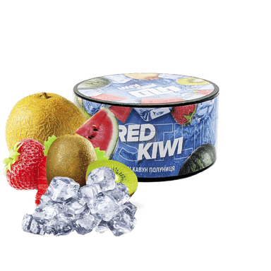 Тютюн 420 Frost Line Red Kiwi (Ківі Кавун Полуниця Лід, 100 г)