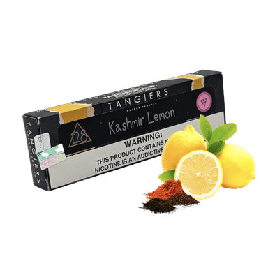 Тютюн Tangiers Noir №128 Kashmir Lemon (Кашмір Лимон, 100 г) Чорна упаковка