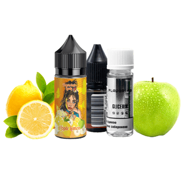 Набір для самозамішування Flavorlab Lady Apple lemon (Яблуко лимон, 50 мг, 30 мл)