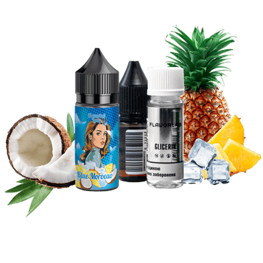 Набір для самозамішування Flavorlab Lady Blue Morocao (Блю морокао, 50 мг, 30 мл)