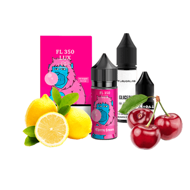 Набір для самозамішування Flavorlab FL350 LUX Cherry lemon (Вишня Лимон, 50 мг, 30 мл)