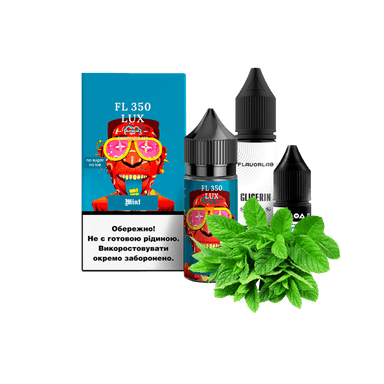 Набір для самозамішування Flavorlab FL350 LUX Mint (М'ята, 50 мг, 30 мл)