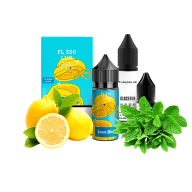 Набір для самозамішування Flavorlab FL350 LUX Lemon mint (Лимон М'ята, 50 мг, 30 мл)