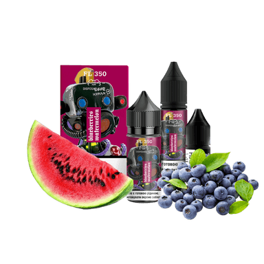 Набір для самозамішування Flavorlab FL350 Blueberry watermelon (Чорниця Кавун, 50 мг, 30 мл)