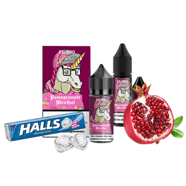 Набір для самозамішування Flavorlab FL350 Pomegranate menthol (Гранат ментол, 50 мг, 30 мл)