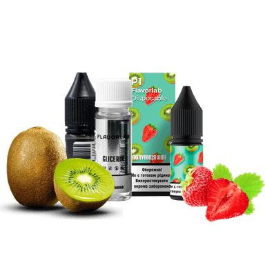 Набір для самозамішування Flavorlab Р1 Полуниця ківі (50 мг, 10 мл)