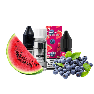 Набір для самозамішування Flavorlab Р1 Чорниця Кавун (50 мг, 10 мл)