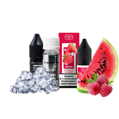 Набір для самозамішування Flavorlab Puff Watermelon raspberry (Кавун малина, 50 мг, 10 мл)