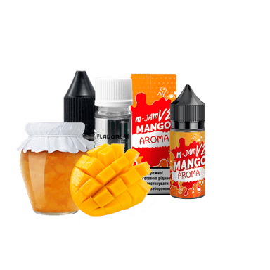 Набір для самозамішування Flavorlab M-Jam V2 Mango (Манго, 50 мг, 30 мл)