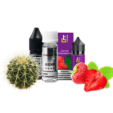 Набір для самозамішування Flavorlab Aroma MAX Cactus strawberry (Кактус полуниці, 50 мг, 30 мл)