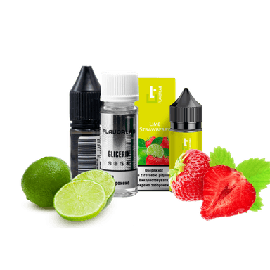 Набір для самозамішування Flavorlab Aroma MAX Lime strawberry (Лайм полуниці, 50 мг, 30 мл)