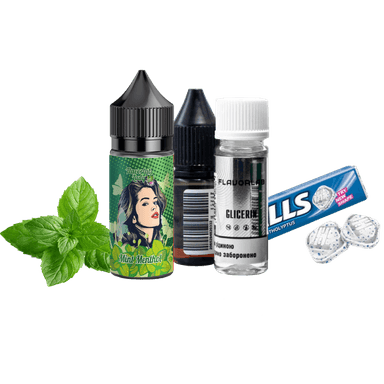 Набір для самозамішування Flavorlab Lady Mint Menthol (М'ята Ментол, 50 мг, 30 мл)