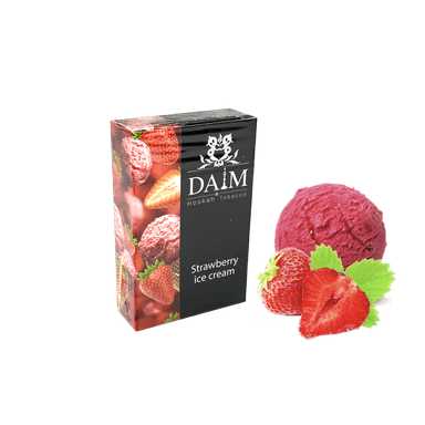 Тютюн DAIM Strawberry Ice Cream (Полуниця Морозиво, 50 г)
