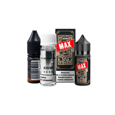 Набір для самозамішування Flavorlab Infinity MAX Strong Captain (Тютюн Трави, 50 мг, 30 мл)