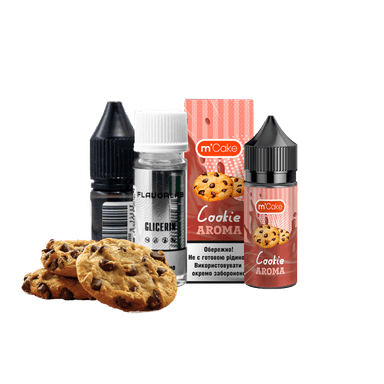 Набір для самозамішування Flavorlab M-Cake Strong Cookie (Печиво, 65 мг, 30 мл)