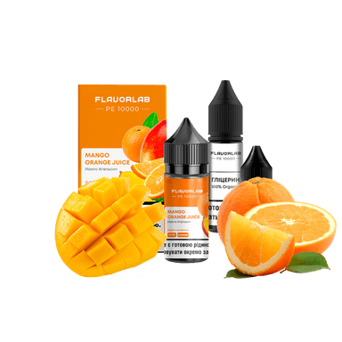 Набір для самозамішування Flavorlab PE 10000 Mango Orange Juice (Манго апельсин, 50 мг, 30 мл)