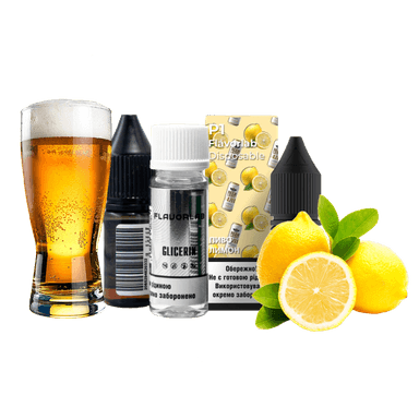 Набір для самозамішування Flavorlab Р1 Пиво Лимон (50 мг, 10 мл)