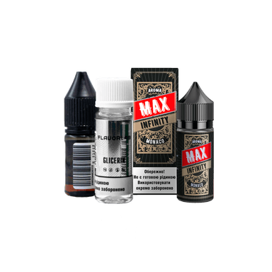 Набір для самозамішування Flavorlab Infinity MAX Strong Monaco (Тютюн Горіх, 50 мг, 30 мл)