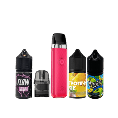 Комплект Voopoo Vinci Q 900 та стартовий набір рідин