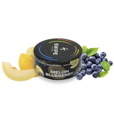 Кальянна суміш Swipe Melon Blueberry (Диня Чорниця, 100 г)
