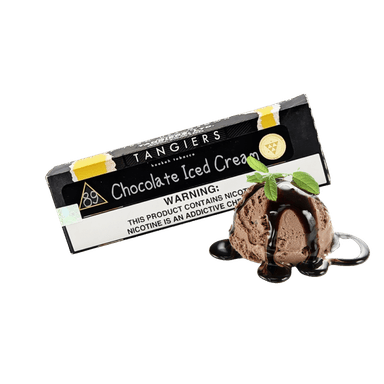 Тютюн Tangiers Noir №89 Chocolate Iced Cream (Шоколадне Морозиво, 100 г) Чорна упаковка