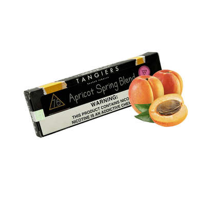 Тютюн Tangiers Noir №76 Apricot Spring Blend (Апрікот спрінг бленд, 100 г) Чорна упаковка