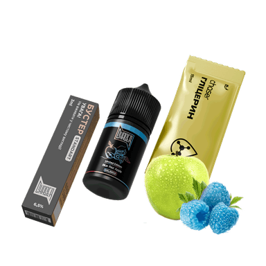 Набір для самозамішування Chaser Black Blue Razz Apple Ultra (Блю Разз Епл, 65 мг, 30 мл)