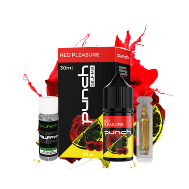 Набір для самозамішування Punch Red Pleasure (Вишня Лимон Троянда, 50 мг, 30 мл)