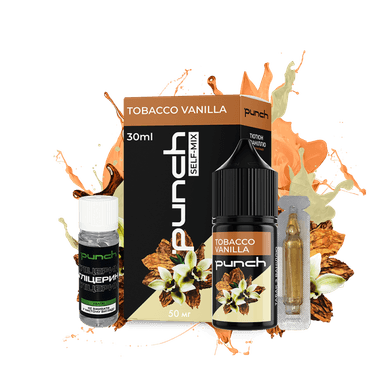 Набір для самозамішування Punch Tobacco vanilla (Ваніль Тютюн, 50 мг, 30 мл)