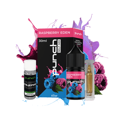 Набір для самозамішування Punch Raspberry Eden (Ожина Малина, 65 мг, 30 мл)