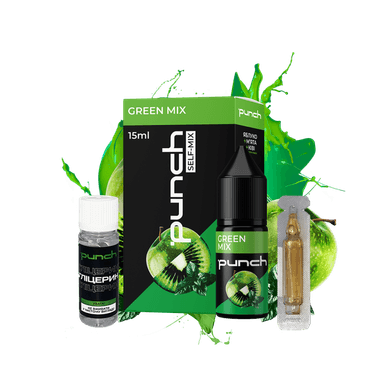 Набір для самозамішування Punch Green Mix (Ківі М'ята Яблуко, 50 мг, 15 мл)