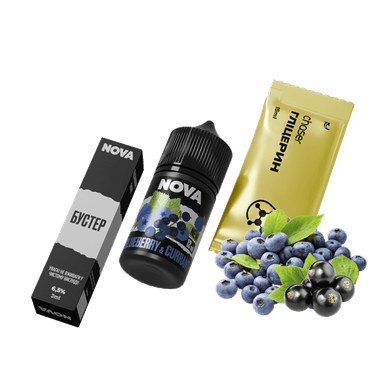 Набір для самозамішування Chaser Nova Blueberry&Currant (Чорниця Смородіна, 65 мг, 30 мл)
