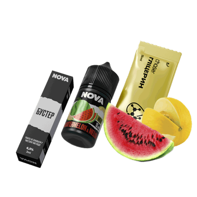 Набір для самозамішування Chaser Nova Watermelon&Melon (Кавун Диня, 65 мг, 30 мл)
